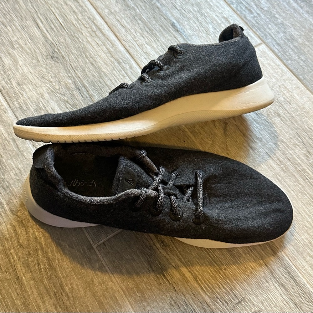 Allbirds Men's Charcoal Gray Wool Sneakers Washable Lightweight Size 11